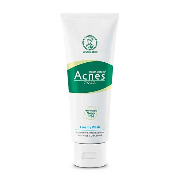 4. Anti-Bacterial Creamy Face Wash จาก Mentholatum Acnes