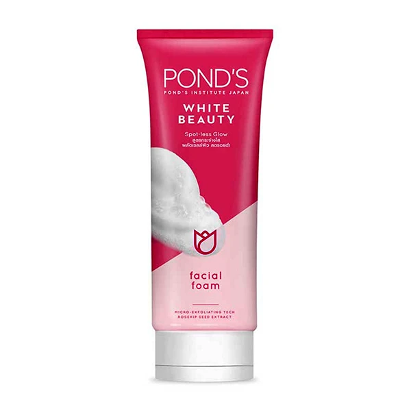7. Facial Foam White Beauty Pinkish White จาก POND'S